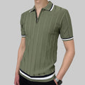 Mavy Slim fit majica - Maslinasto zelena